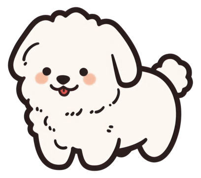 PNG Fun Doodle dog element animal canine mammal.