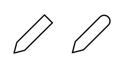 Pencil icon set. pen symbol. edit icon vector