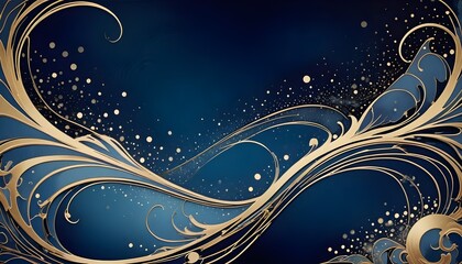 Clear Plain Shiny Warm Soft Vintage Bokeh Cloudy Wave Like Geometric Blue Background or Texture