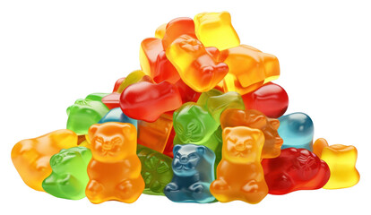 PNG Gummies 3d cartoon confectionery dessert candy.