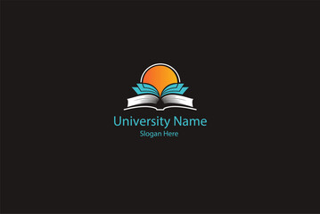 Fototapeta premium Education Logo Design, University Logo Design, Logo Design