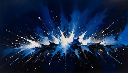 Fototapeta premium Clear Plain Shiny Warm Soft Vintage Bokeh Cloudy Wave Like Geometric Blue Background or Texture