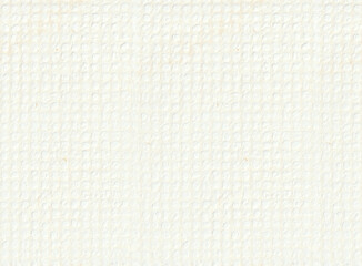 Seamless dot holes pattern decorated white paper napkin texture. Soft clean corrugation embossed...