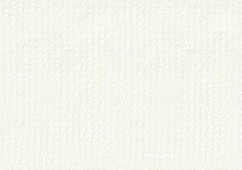 Seamless dot holes pattern decorated white paper napkin texture. Soft clean corrugation embossed lines doily serviette background.