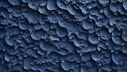 Clear Plain Shiny Warm Soft Vintage Bokeh Cloudy Wave Like Geometric Blue Background or Texture