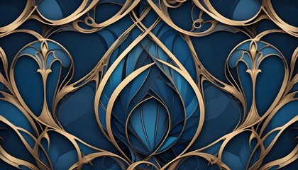 Clear Plain Shiny Warm Soft Vintage Bokeh Cloudy Wave Like Geometric Blue Background or Texture