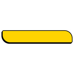 Rectangular text box with shadow and outline