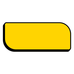 Rectangular text box with shadow and outline