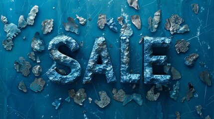 Blue Marble Sale concept art poster.