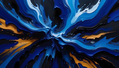 Clear Plain Shiny Warm Soft Vintage Bokeh Cloudy Wave Like Geometric Blue Background or Texture