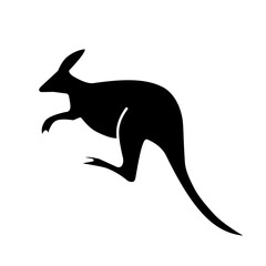 kangaroo silhouette icon 