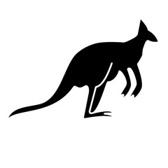 kangaroo silhouette icon 