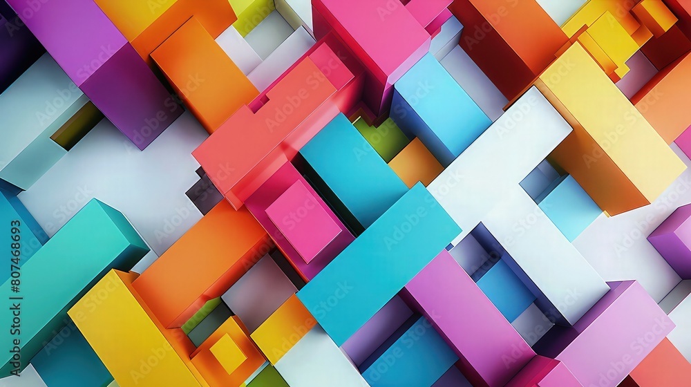 Aufkleber abstract background with squares lines abstract background