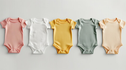 Baby Onesie Flat Lay