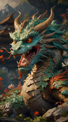 Fototapeta premium Mythical Dragon