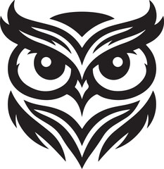 Owl Head Vector Design