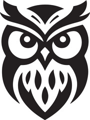 Owl Head Vector Design