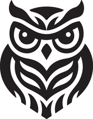 Owl Head Vector Design