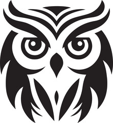 Owl Head Vector Design