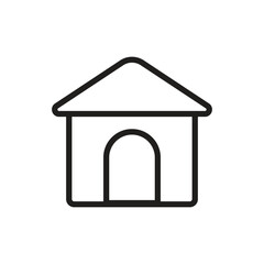 House icon vector graphic design