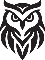 Owl Head Vector Design