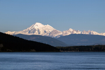 Mount Baker from water, Washington State