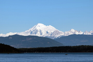 Mount Baker from the water, Washington State