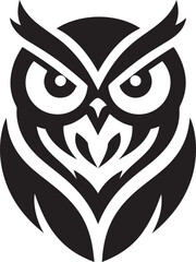Owl Head Vector Design
