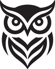 Owl Head Vector Design