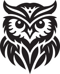 Owl Head Vector Design