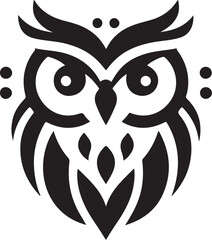 Owl Head Vector Design