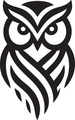 Owl Head Vector Design