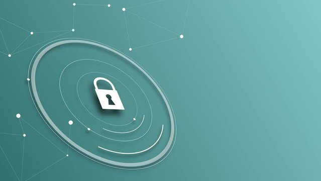 セキュリティーをイメージしたアニメーション