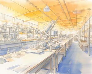 A materials science lab with a focus on creating ultrastrong alloys