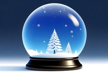 Snow globe ai image (1)