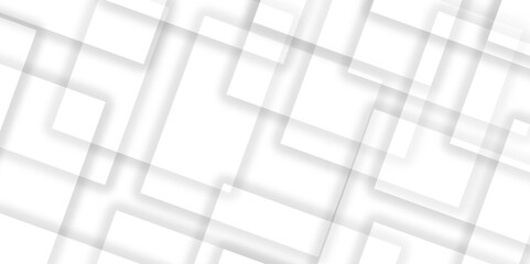 Fototapeta premium Abstract white line with square shape shadow background. vector illustration, White Business Style Vector Abstract Elegant white and grey Background. Abstract white Pattern. 