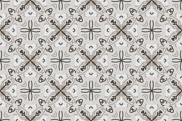 seamless vintage or arabic pattern. Simple vector graphic.
