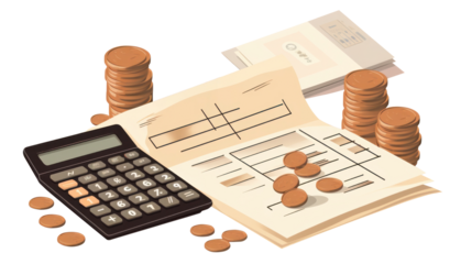 PNG Tax payment accounting calculator paper mathematics.