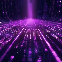 Fototapeta premium Purple Streaks Background Illustration