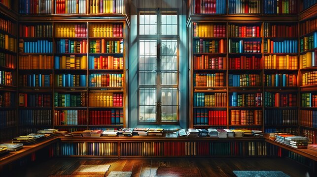 Magnificent Multiple storeys old library