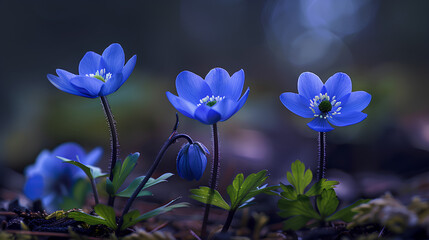 spring crocus flowers