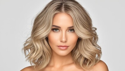 Fototapeta premium Achieve Salon-Quality Blonde: Essential Hair Care Products