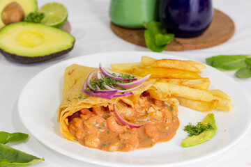 shrimp rollup