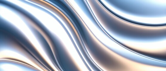 Modern Trendy Abstract Metal Liquid Background
