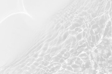 White water with ripples on the surface. Defocus blurred transparent white colored clear calm water...