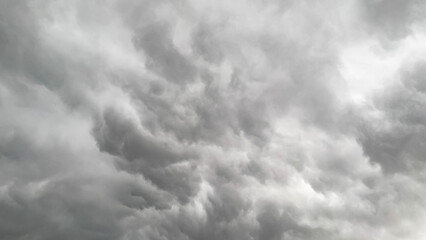 Black clouds and Sky before storm, Black sky for abstract background. Texture background.