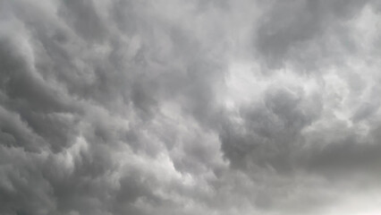 Black clouds and Sky before storm, Black sky for abstract background. Texture background.