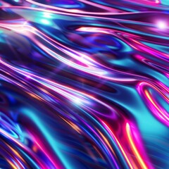 Liquid Waves Background Illustration
