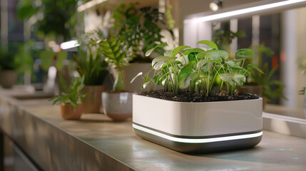 home gardening systems can monitor soil moisture levels,