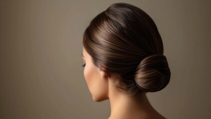 A modern take on the classic French twist, featuring smooth contours and understated elegance.